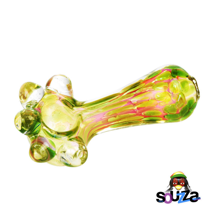 Soap Bubble Inside Out Glass Hand Pipe - 4.5"