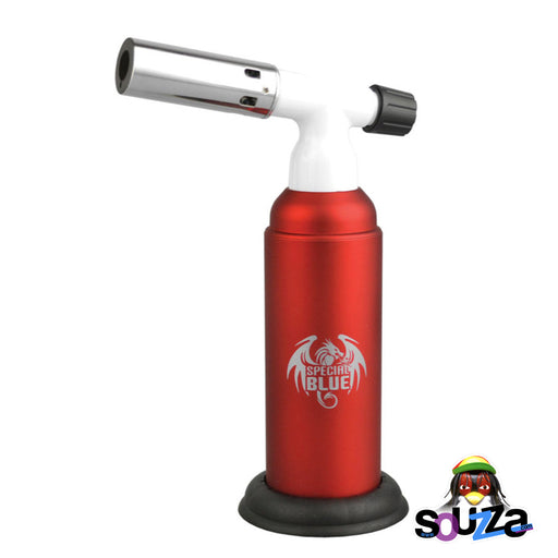 Special Blue Monster Torch Lighter - 8" - Red
