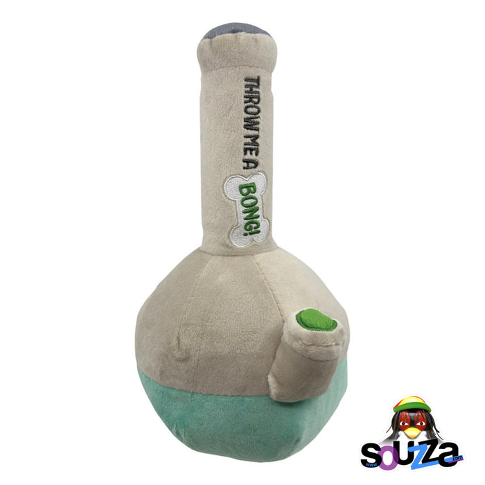 10" Stoned Puppy Fabric Bong Squeaky Dog Toy