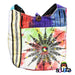ThreadHeads Sunburst Mandala Cotton Sling Bag - 8" x 8" Sunburst View