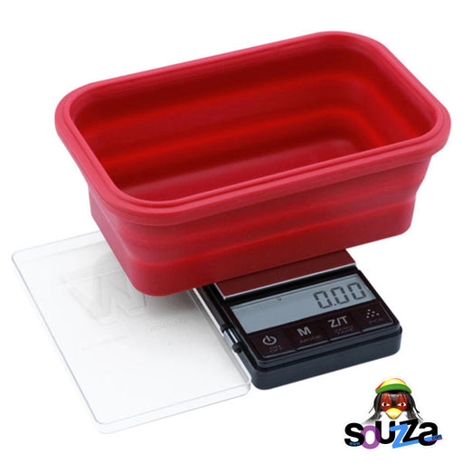 Truweigh Crimson Collapsible Bowl Scale - 200g x 0.01g Black Kit