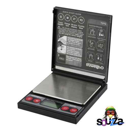Truweigh Note Digital Mini Scale - (100g x 0.01g - Black) - Digital Food  Scale - Digital Kitchen Scale - Small Digital Pocket Scale - Jewelry Scale  