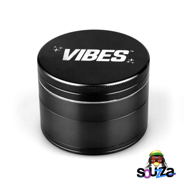 Black VIBES Anodized Metal Grinder | 4pc | 2.5"