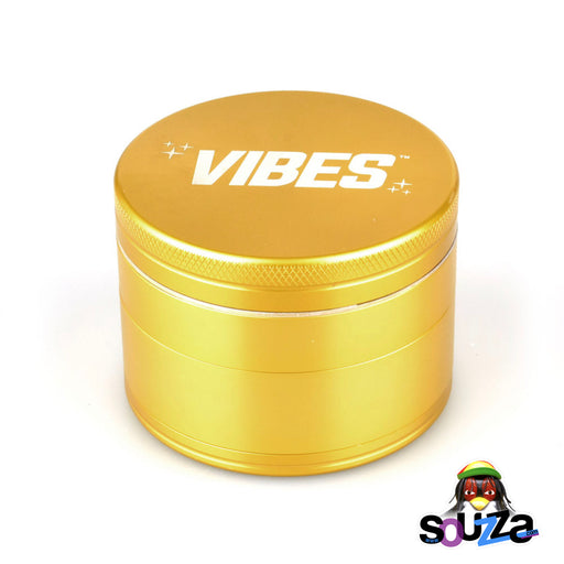 Gold VIBES Anodized Metal Grinder | 4pc | 2.5"