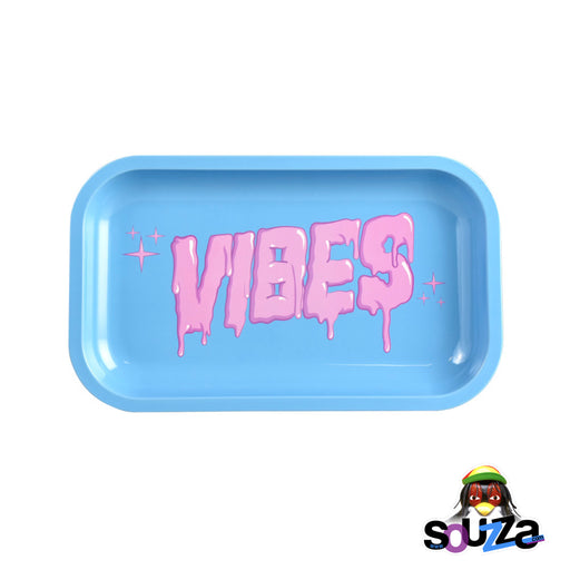 VIBES Bubblegum Drip Rolling Tray - Medium 11" x 6"