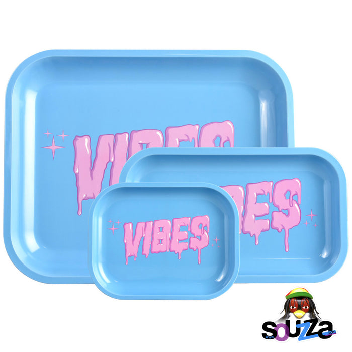 VIBES Bubblegum Drip Rolling Tray - Multiple Sizes
