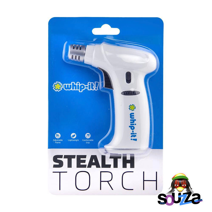 Stealth Butane Torch by Whip-It! - White with Packaging