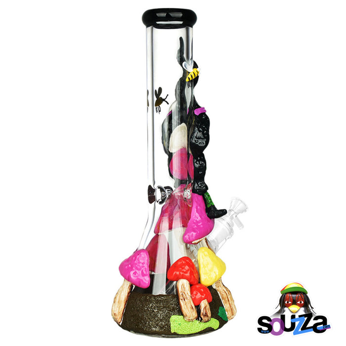 Witch Way Beaker Water Pipe Rear View