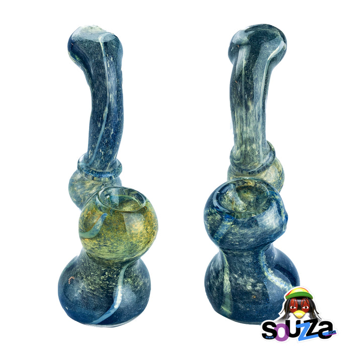 Worked Fritted Bubbler - 4" Comparison in colors