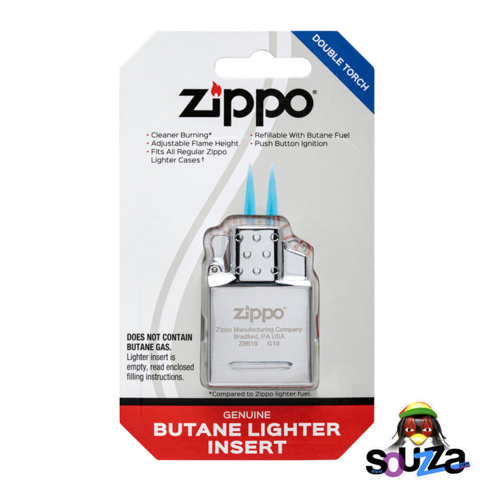 Zippo Butane Lighter Insert Double Flame Blister Pack